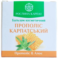 Бальзам Прополіс Карпатський Рослина Карпат, ранозагоювальний крем при ураженні шкіри, флакон 50 мл
