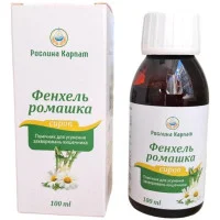 Фітосироп Фенхель-Ромашка Рослина Карпат - Регулювання роботи органів травлення, 100 мл
